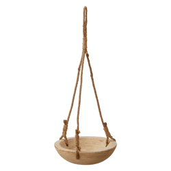 Dekoschale Holz rund, zum Hängen, S, ca. 23cmD