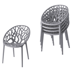 Stuhl Forest, dunkelgrau, ca. 79cmH