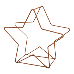 Star to place, rusty, large, approx. 20cmD