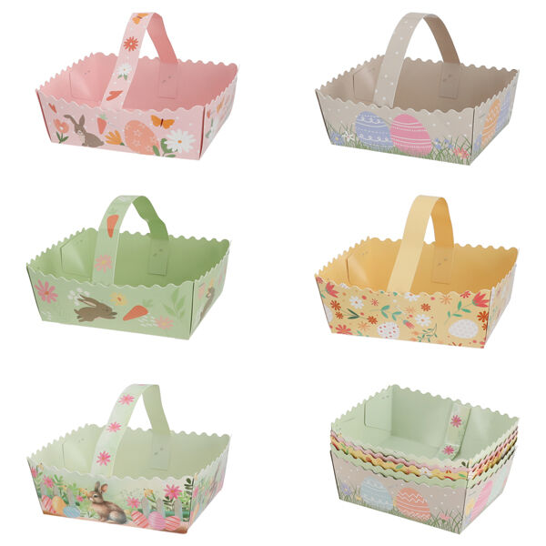 Osterk&ouml;rbchen Papier, 5/s, 17x5,5cm