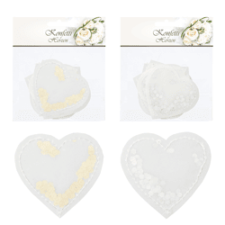 Konfetti Herz, 6er Set, 2/s, ca.5cm
