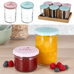 Preserving jar with lid, 2/s, approx. 450ml