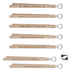 Grillzange mit Flaschenöffner, 6/s, 37cm