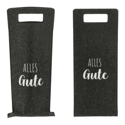 Felt bottle bag All the best