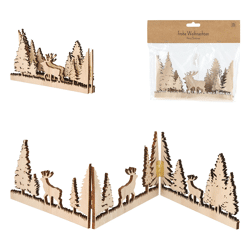 Christmas silhouette enchanted forest, 50cmB