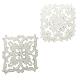 Wanddeko Ornament, 2/s, ca. 40x40cm