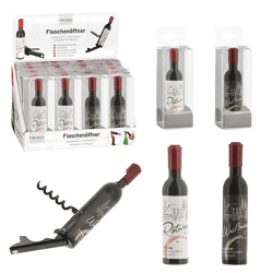 Flaschenöffner, Korkenzieher, Flasche, ca. 11cmH