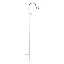 Shepherd's hook, lantern stick, black, S, approx. 85cmH