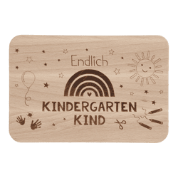 Frühstücksbrettchen Kindergarten