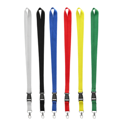 Schlüsselband, Lanyard,  Basic, 6/s