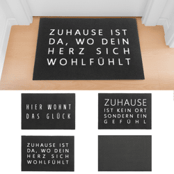 Fußmatte Spruch 3/s  ca. 60x40cm 