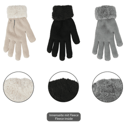 Handschuhe Damen Fell 3/s