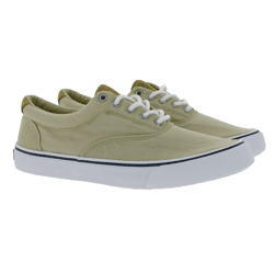 SPERRY Bahama Striper II Cvo SW Herren Leinen-Sneaker mit Wave-Siping-Technologie STS22061 Beige