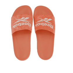 Reebok FULGERE Sommer-Sandalen Badelatschen mit Logo-Aufdruck FX3085 Rosa/Weiß