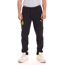 PUMA BVB Casuals Pants Herren Sweat-Hose Borussia Dortmund Baumwoll-Fanwear 771843 02 Schwarz