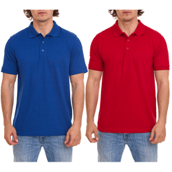 Regatta Professional Herren Shirt mit Baumwolle nachhaltiges Poloshirt TRS143 Rot oder Blau