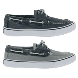 SPERRY Bahama II SW Men's Summer Low-Top Shoes, Boat Shoes, Canvas Shoes in Navy or Gray/Blue