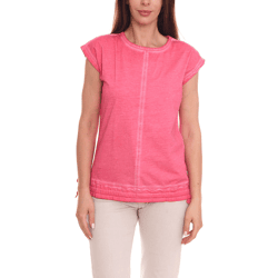 BOYSEN´S Sommer-Shirt lässiges Damen-Shirt mit Bändern am Saum 14645414 Rosa