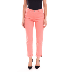 Alife and Kickin Damen Baumwoll-Hose im 5-Pocket-Style Denim-Hose 60671419 Rosa