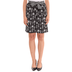 BOYSEN´S Damen Bermuda nachhaltige High-Waist Sommerhose mit Bindegürtel 97155320 Schwarz
