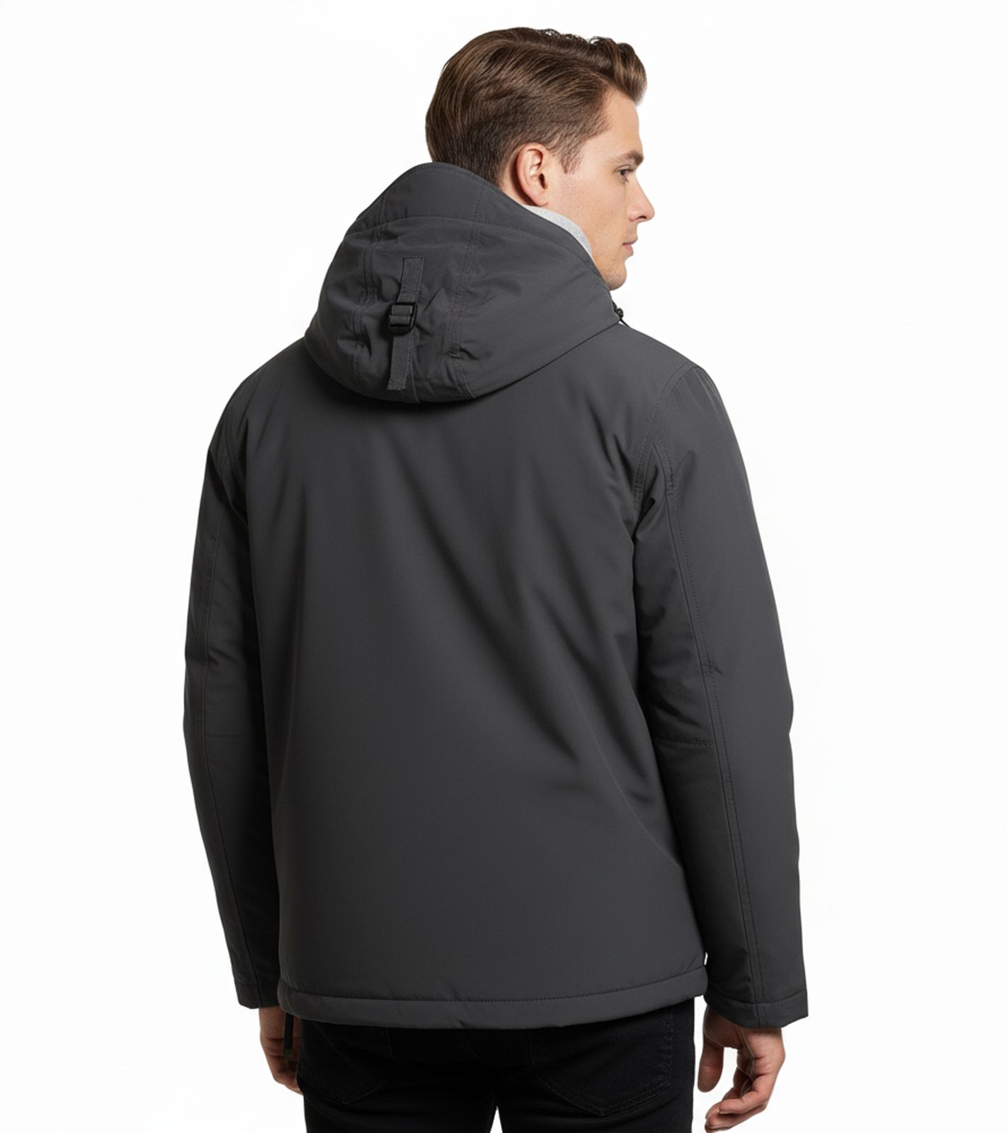 NAPAPIJRI Rainforest wasserabweisende Anorak-Jacke Winter-Jacke NP0A4GMCH981 Grau