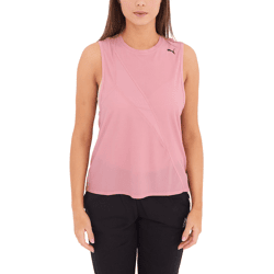 PUMA Train Pearl Mesh Tank Damen Tank-Top Sport-Top mit dryCELL 519558 04 Rosa