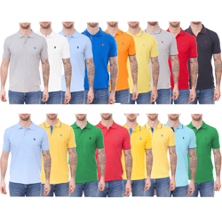 U.S. POLO ASSN. Herren Polo-Shirt Basic-Shirt Baumwoll-Shirt Kurzarm-Shirt in verschiedenen Modellen und Farben