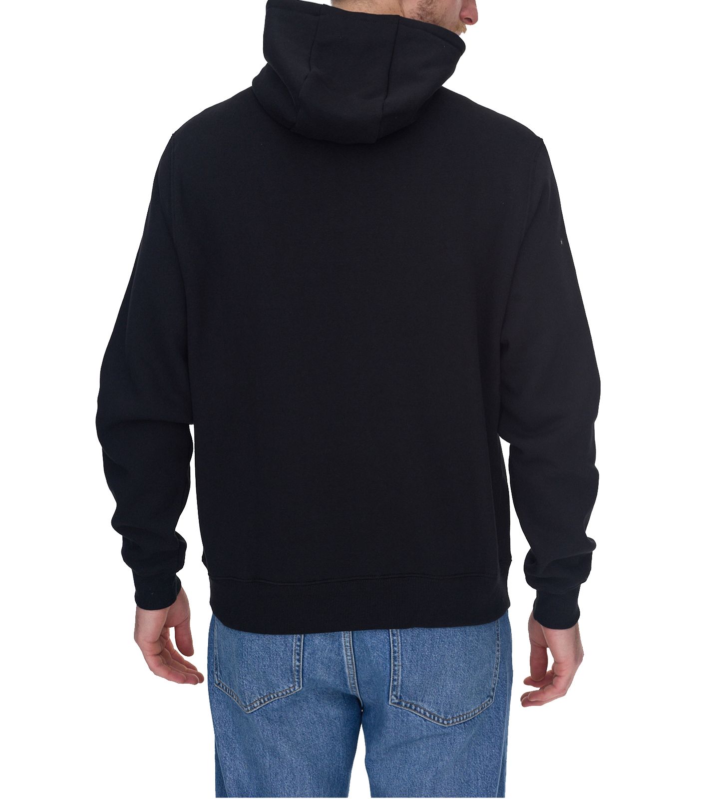 Outfitter Ocean Fabrics Thai Herren Hoodie nachhaltiger Kapuzen-Pullover im Basic-Style OUT-M-1003-OTW-03 Schwarz
