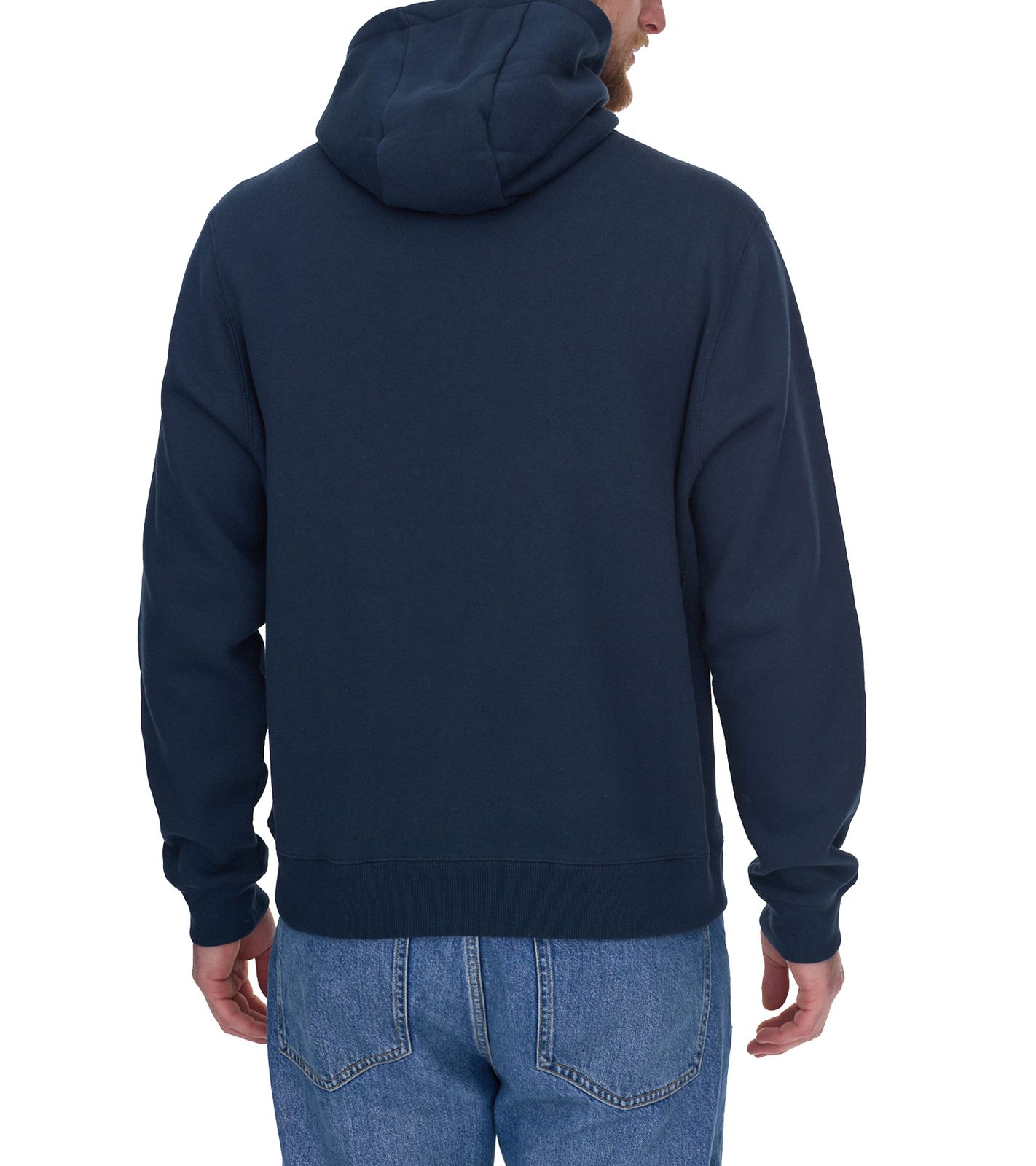 Outfitter Ocean Fabrics Thai Herren Hoodie nachhaltiger Kapuzen-Pullover im Basic-Style OUT-M-1003-OTW-42 Navy