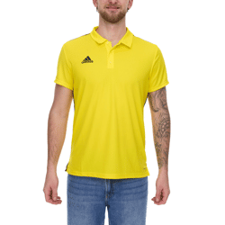 adidas Core 18 Men's Breathable Polo Shirt, Comfortable Sports Shirt FS1902 Yellow