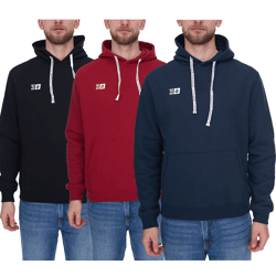 Outfitter Ocean Fabrics Thai Men's Hoodie: Sustainable Basic-Style Hooded Sweatshirt OUT-M-1003-OTW Black, Red, or Dark Blue