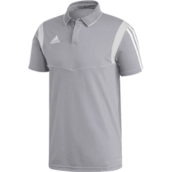 adidas Tiro 19 nachhaltiges Polo-Shirt für Herren mit Baumwollanteil Alltags-Shirt Kurzarm-Oberteil DW4736 Grau