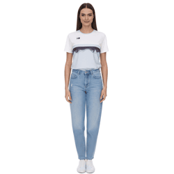 Outfitter OCEAN FABRICS TAHI Damen nachhaltiges Training-Shirt mit Mesh-Einsätzen Fitness-Shirt Kurzarm-Shirt OUT-W-1021-OTW-11 Hellblau/W