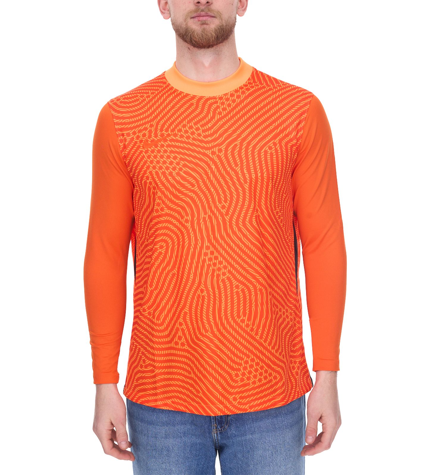 NIKE Gardien III Herren Torwart-Trikot mit Dri-FIT-Technologie Fu&szlig;ball Sport-Shirt BV6711-803 Orange