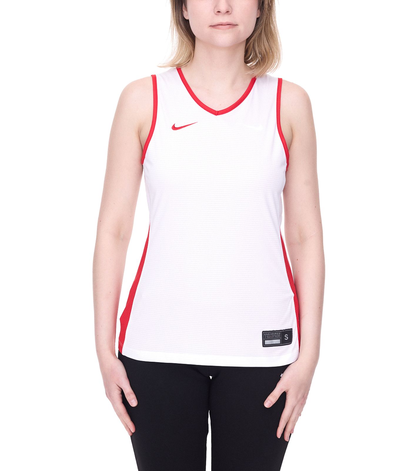 NIKE Team Basketball Reversible Damen Tank-Top mit Dri-FIT-Technologie Trainings-Shirt wendbares Sport-Shirt NT0213-657 Rot/Wei&szlig;