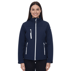SANTINO Women's Water-Repellent Softshell Jacket, Outdoor Jacket, Everyday Jacket 1018311 Blue