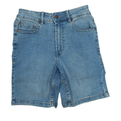 Denim Project Damen Jeans-Short stylische Denim-Hose mit Five-Pocket-Style Baumwoll-Hose DPColl2-004 403 Blau