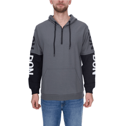 vsct LonDon 2In1 Herren Hoodie im 2-in-1-Look Baumwoll Kapuzen-Pullover 5643324 Grau/Schwarz