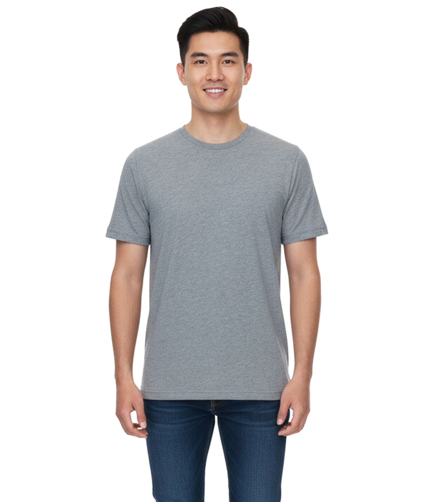 2er Pack PUMA Herren T-Shirts Baumwoll-Shirt Rundhals-Shirts Basic-Shirt 683509 01 Grau