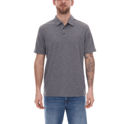 adidas Drive Polo Heather Men's Polo Shirt with AeroReady Sustainable Sports Golf Shirt H56773 Charcoal Gray