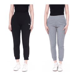 PUMA teamGOAL 23 Casuals Pants Damen Jogging-Hose Slim-Fit Trainingshose 657084 Schwarz oder Grau