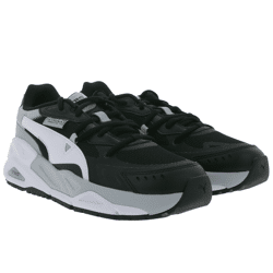 PUMA X Mercedes MAPF1TRC Mira F1 Petronas AMG Damen Freizeit-Sneaker Alltags-Turnschuhe Schnür-Schuhe 307839 02 Schwarz/Weiß/Grau