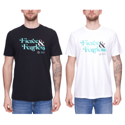 Mercedes-Benz AMG Petronas F1 Fierce and Fearless Graphic Herren T-Shirt Baumwoll-Shirt 701222348 in Schwarz oder Weiß