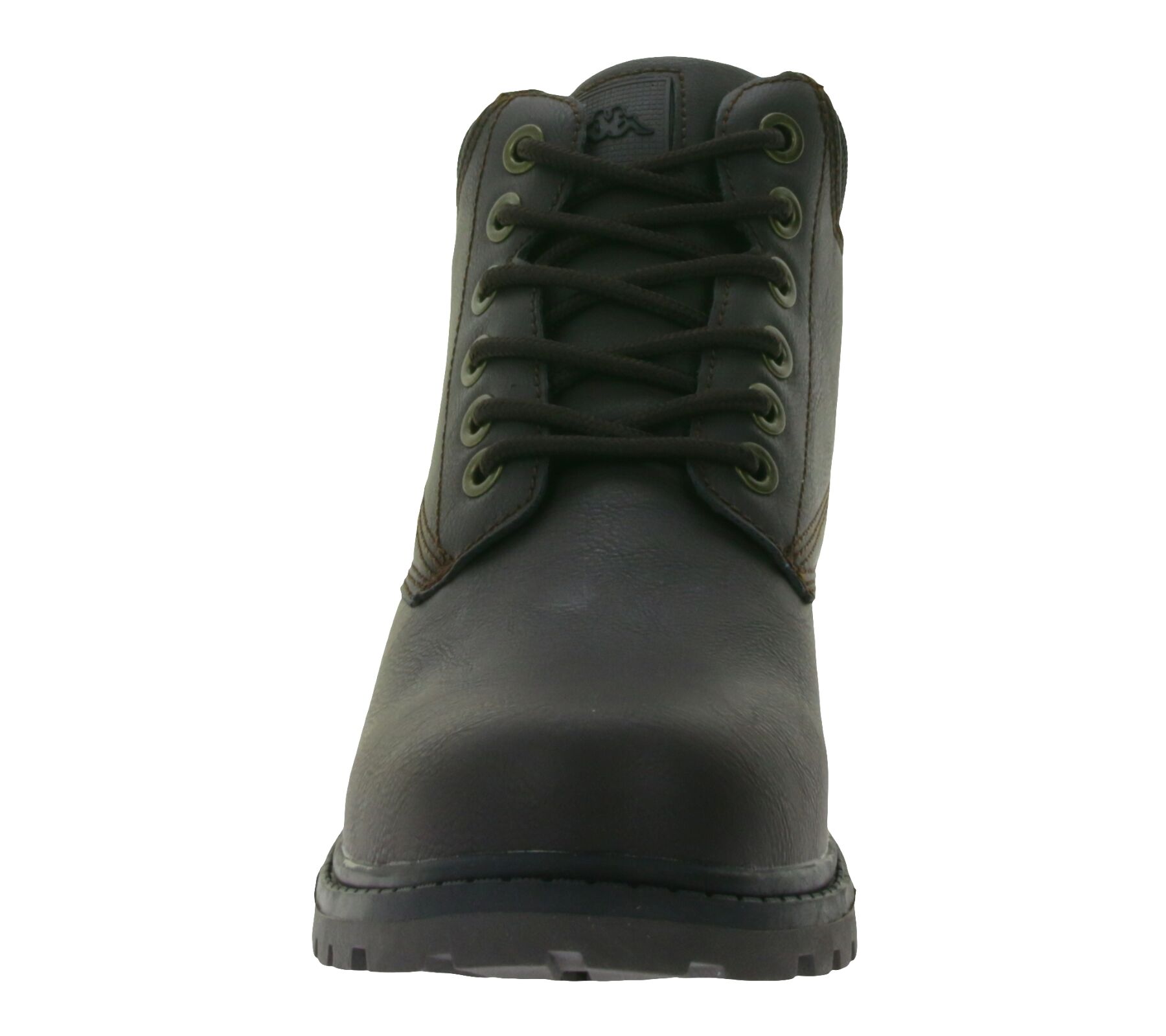 Kappa Logo Tennessee 2 Herren Winter-Stiefelette Schn&uuml;r-Boots in Kunstleder-Optik 303UY90-938 Dunkelbraun