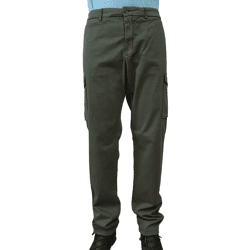 PAUL & SHARK Herren Cargo-Hose Regular Fit mit extra Beintaschen Chino-Hose 13314066 089 Oliv-Grün
