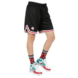 1 Paar Moustard Basketball Baumwoll-Socken mit Basketball Motiven gemusterte lange Strümpfe 17S-BASKET Rot/Schwarz/Bunt