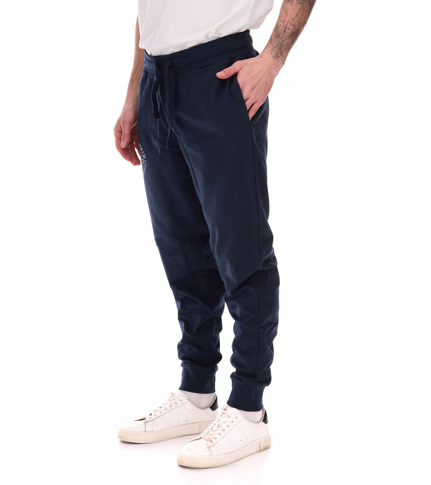 CAMP DAVID Herren Jogging-Hose mit Baumwollanteil Sweat-Hose Trainings-Hose 428251 2301 Dunkelblau