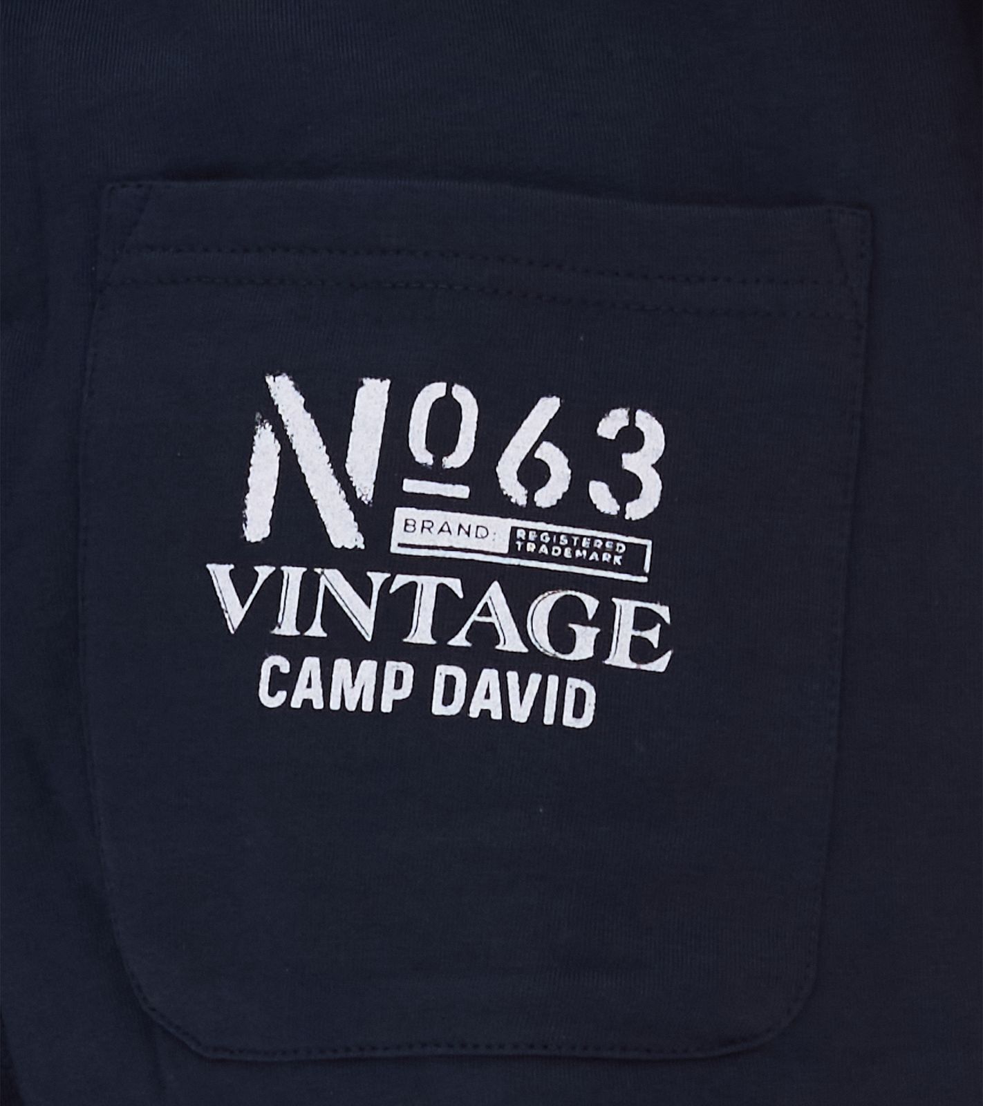 CAMP DAVID Herren Jogging-Hose mit Baumwollanteil Sweat-Hose Trainings-Hose 428251 2301 Dunkelblau