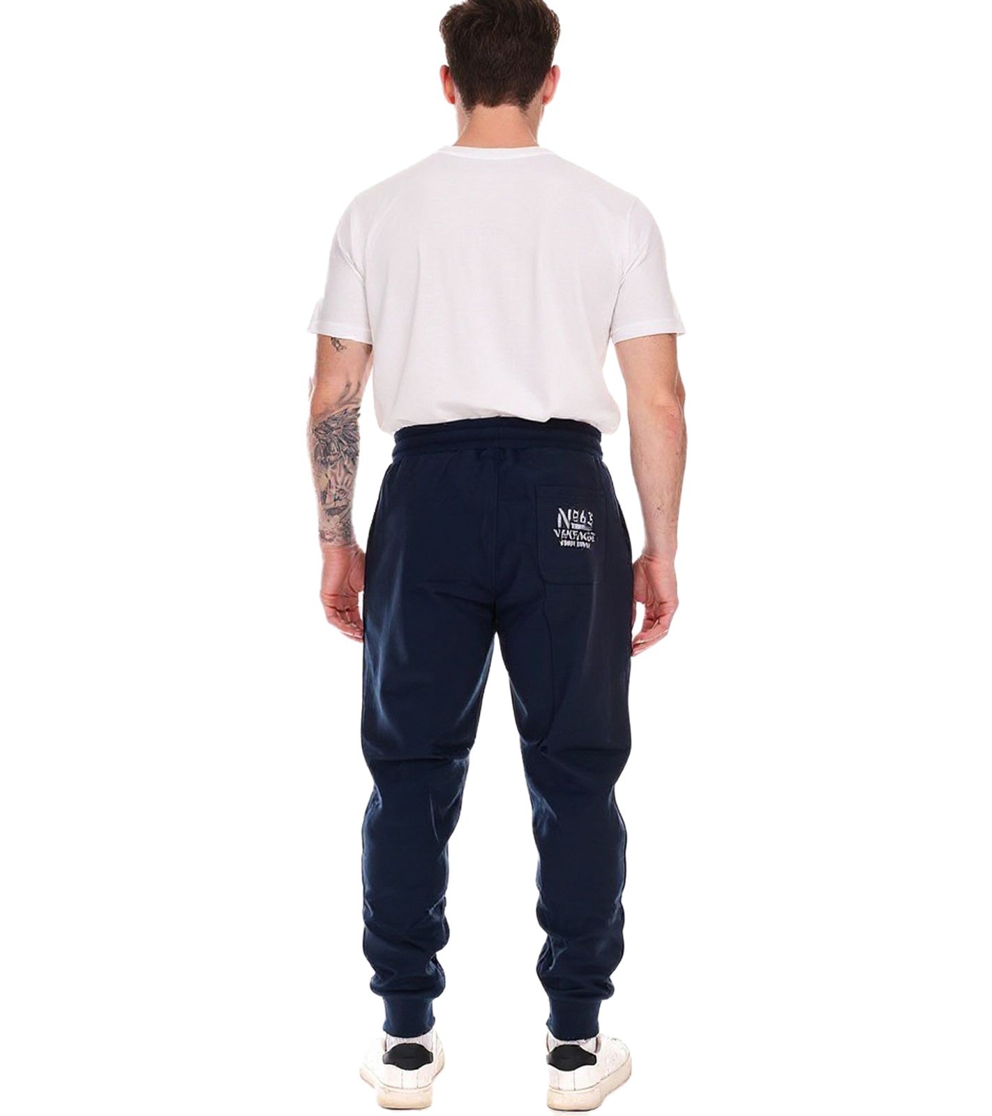 CAMP DAVID Herren Jogging-Hose mit Baumwollanteil Sweat-Hose Trainings-Hose 428251 2301 Dunkelblau