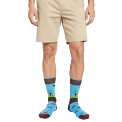 1 Paar Moustard Duckhunt Baumwoll-Socken mit Enten und Natur-Print gemusterte lange Strümpfe 22S-DUCK Blau/Grün/Braun